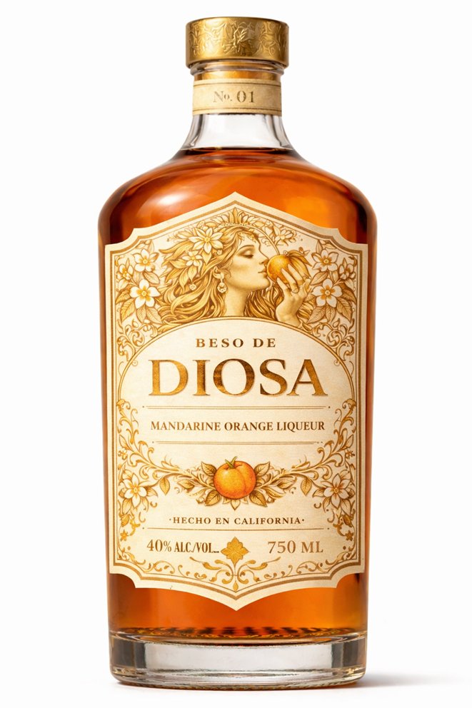Beso de Diosa Mandarine Liqueur — 750mL